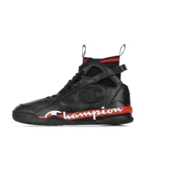 Træningssko^Champion Zone 93 High Leather Shoe Sort